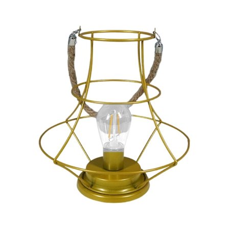 Pöytälamput Häkki Lyhty Yövalo Tyyli Yksinkertainen Sirosti Vintage Taottu Rauta Makuuhuone Yöpöytä Koti Dekor Koristeet - Snngv