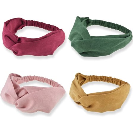 Naisten pääpanta Vintage Kukat Joustava Pääpanta Risti Hiukset Pääpanta