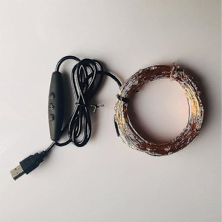 Kuparilankainen keijuvalot pistoke, Led joulukuusi vedenpitävät valot