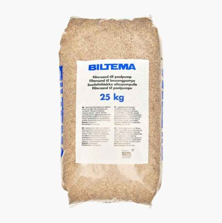 Filtersand till poolpump 25 kg - Biltema