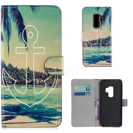 Plånboksfodral Samsung Galaxy S9 Plus - Ankare