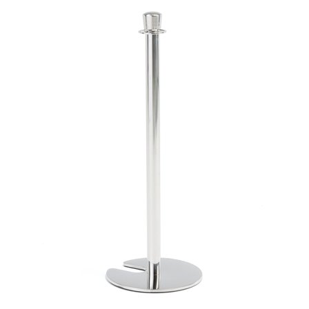 Afspærringsstolpe, rustfrit stål, til reb