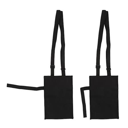 2 stk 1500 ml urinposeholder stor kapasitet mesh stoff drenering lårpose med festebånd
