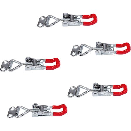 5 stk. Metal Toggle Latch, Justerbar Klemme Toggle Toggles, Quick Release Latch Crday Gave