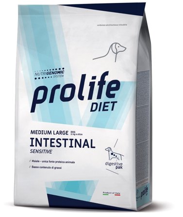 Prolife Dog Diet Intestinal Sensitive Cibo Secco Per Cani Taglia
