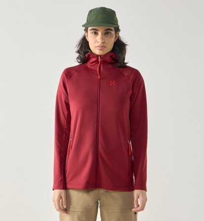 Haglöfs Korp Mid Hood Women Carmine Red - XS
