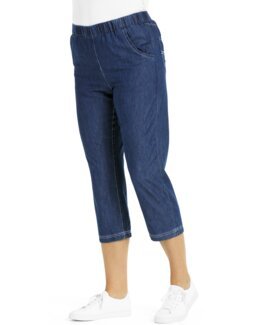 Capribyxa i mjuk bomull Julia Marin - 40 - Åshild