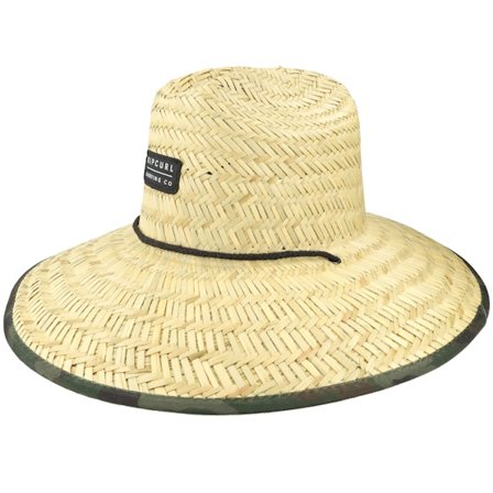 Rip Curl - Beige straw Cappello - Mix Up Natural/Camo Straw Hat @ Hatstore