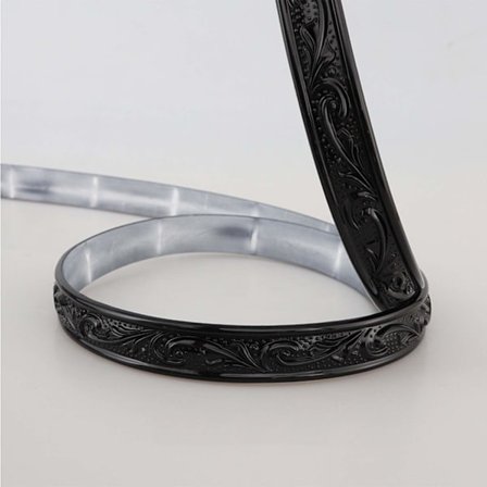 Tapetkantstøbning Vægkanter(197 tommer),Sort