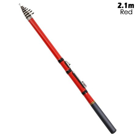 Teleskop fiskestang Pen Pole RØD 1,8M 1,8M