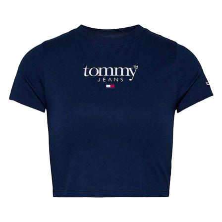 Tommy Hilfiger T-Shirts , Blauw , Dames , Maat: M