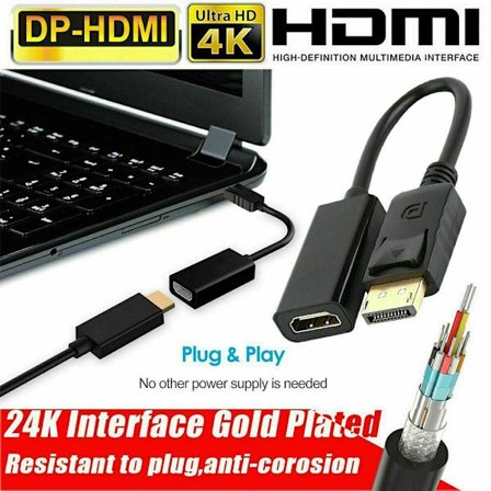 Displayport DP till HDMI honkabeladapter