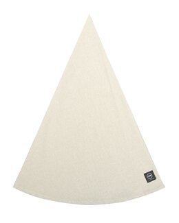 Bordsduk rund Elin enfärgad Chambray Linne - 180 cm Ø - Jul - Recycled by Wille