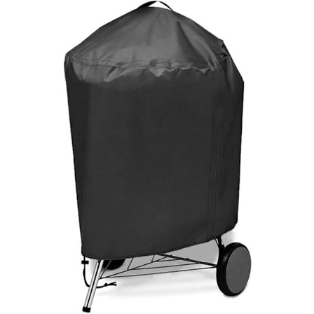 Grilltrekk 57cm Weber Grilltrekk 57cm, 57cm Rund 420D Oxford Vanntett Utendørs Trekk (Φ71x68cm)-XF8-