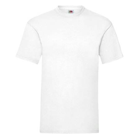 Fruit Of The Loom Mens Valueweight Kortärmad T-shirt S Vit