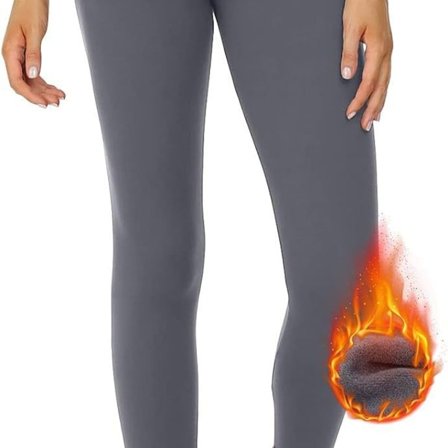 Naisten fleece-legginsit, taljanhallintaa tarjoavat talviset joogahousut