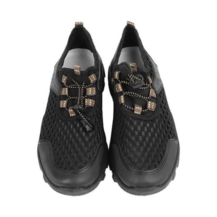 Herre Gå Løpesko Pustende Mesh Snøring Lett Mote Sportsko