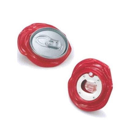 Flaskapsyl - Röd - Burk - Integrerad magnet - Modern design - Kompakt