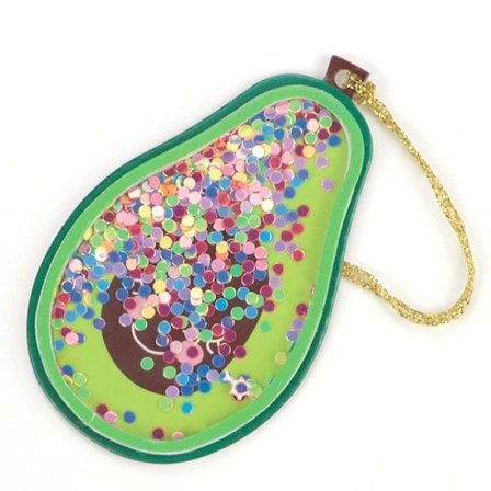 Etiketter - Kawaii - Avocado - Sæt med 2 - 3 størrelser - 9 cm