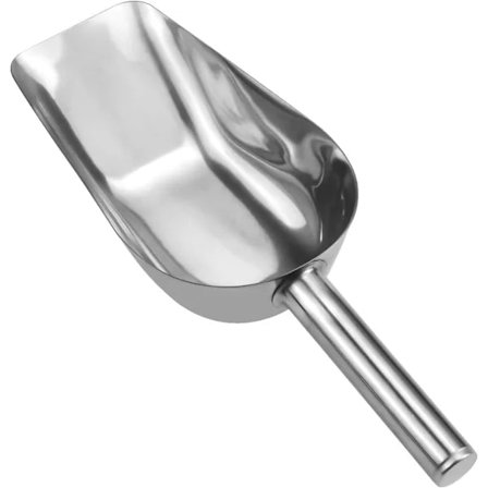 Isske Sød Ske Rustfrit Stål Madske Formålsske til Mel Isske Buffet Fest Bryllup Dagligvarebutik Drikkevarebutik