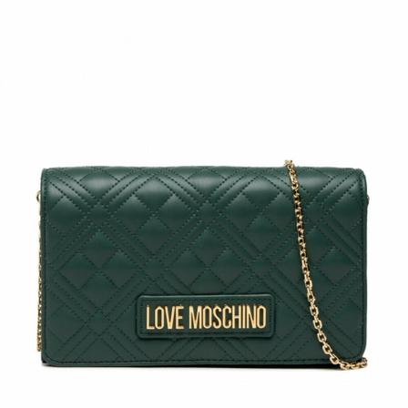 Love Moschino, Shoulder Bag Zielony, Kobieta, Rozmiar: ONE Size