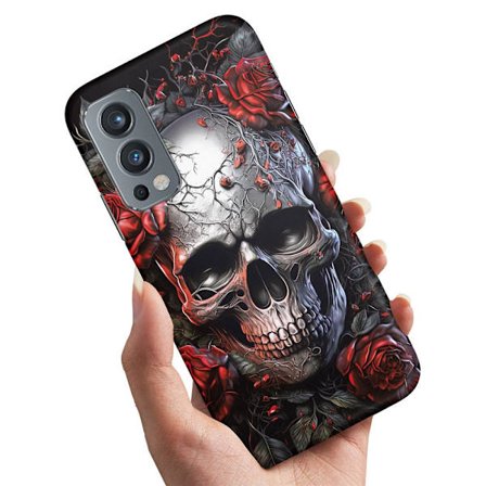 Cover / Mobilcover til OnePlus Nord 2 5G - Skull Roses