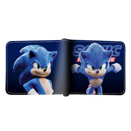 Sonic The Hedgehog Bi-fold Plånbok Pojkar Flickor Case Plånbok