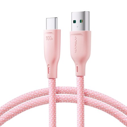 Joyroom SA34-AC6 USB-A - USB-C Kabel 60W 1m - Rosa