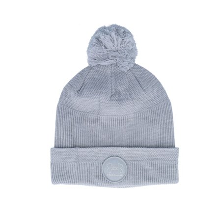 Under Armour - Grey pom Beanie - Golf Grey Pom @ Hatstore