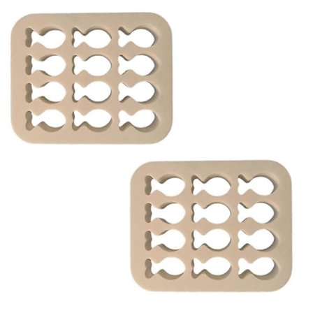 2 ST Mini Små Guldfisk Fisk Kex Kakform Bakform Formare för Barn Mini Glutenfri DIY