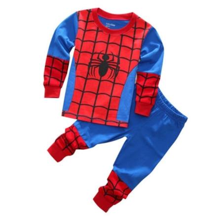 Lasten Spiderman Batman -vaatesarja set - täydelliset Red 100