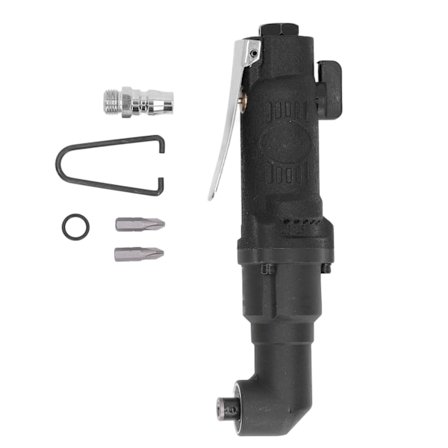 90 asteen pneumaattinen ruuvimeisseli, seostettu teräs, integroitu, käännettävä 1/4 tuuman ilmaruuvimeisseli huonekalujen korjaukseen, 