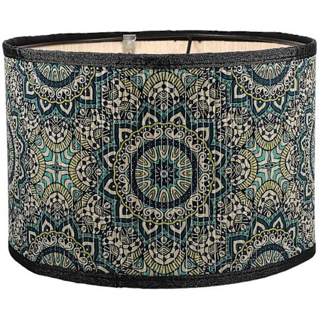 Kulutusta kestävä lampunvarjostin kodin lampunvarjostin koristeellinen lampunvarjostin lampputarvikkeet (30X30X20cm, tummanvihreä)