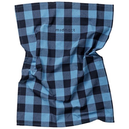 Midnatts Kjøkkenhåndkle, blårutete