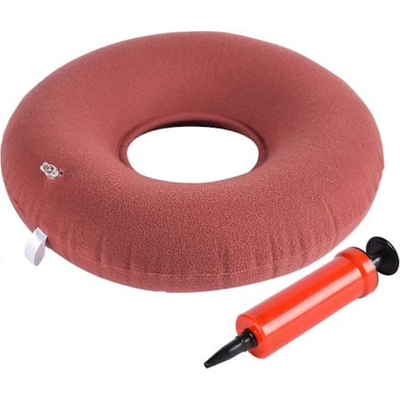 Häntäluun tyyny häntäluukipuun, makuuhaavoihin. Häntäluu Donut-istuintyyny paineen lievitykseen - Donut puhallettava istuintyyny synnytyksen 