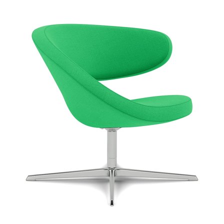 Varier Furniture Peel Club - Green Wool - Chrome base