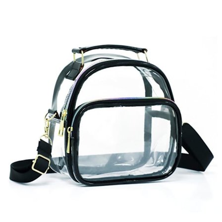 Snygg genomskinlig handväska för kvinnor Genomskinlig väska för stadiumstyle3