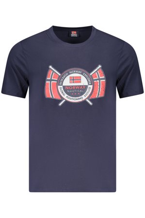 Norway 1963 T-shirt Maniche Corte Uomo Blu
