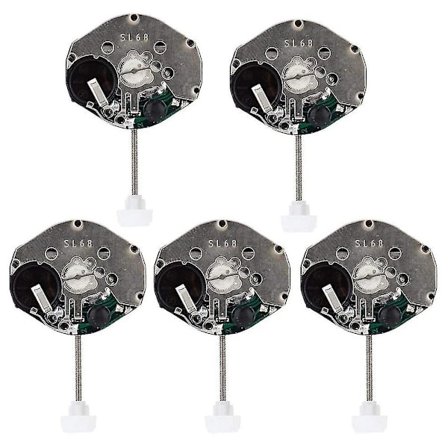 Urværk, 5 stk Sl68 Kvarts Urværk Tilbehør Reparation Udskiftning Dele