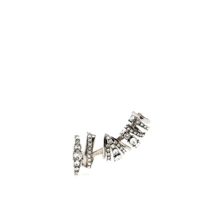 Alexander McQueen, Earring Grijs, Dames, Maat:ONE Size