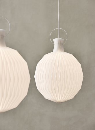 Pendel 101 Ø27 plast - hvit