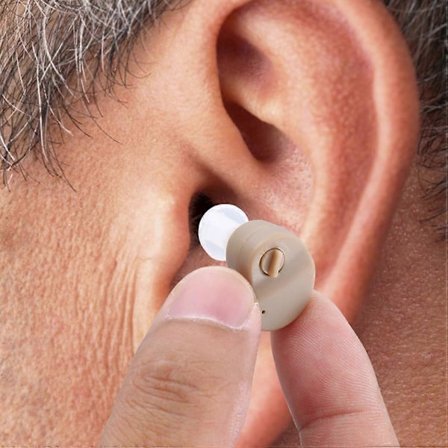 Liten In-Ear Röstljudförstärkare Justerbar Ton Mini Hörapparat Hot Selling Portabel Bekväm Hörapparater Vård