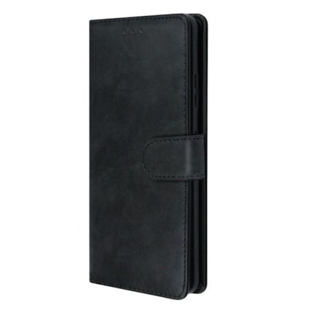 Flip Stand Leather Wallet Case For Samsung Galaxy S22 Ultra Black