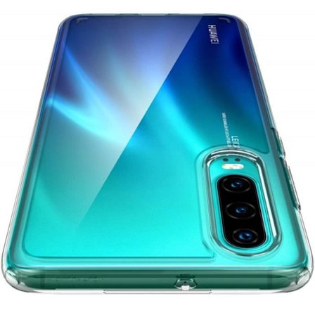 Huawei P30-etui, gennemsigtigt blødt TPU-silikone-etui, Bumper Premium-beskyttelsescover til Huawei P30