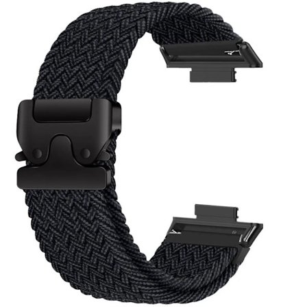 Elastiskt flätat soloband i nylon för Huawei Watch Fit 4 pro/4/3 Armband Herr Dam Armbandsur för Huawei Fit 2 Fit 1 Band