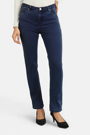 CISO - Jeans Rose Straight Leg - Dark Blue Denim