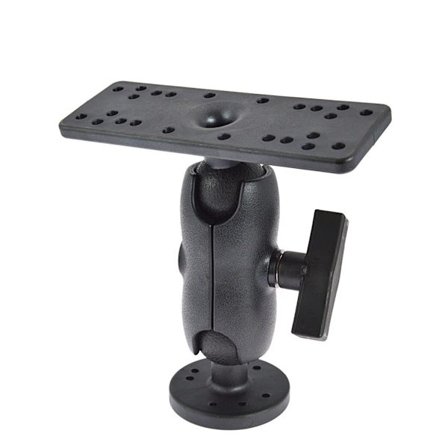 Kajakkbåttilbehør Fishfinder GPS-plate Båt GPS-støtte 360° svingbart marin Elektronisk Fish Finder-festebase