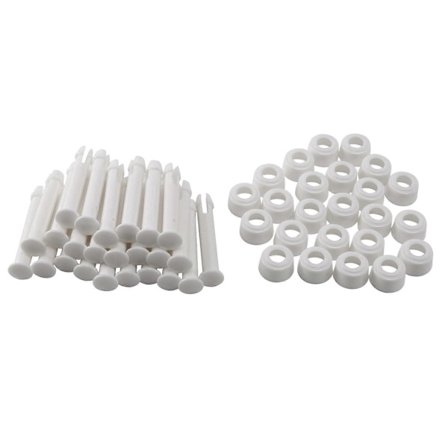 24 st ABS Pool Joint Pins, 6cm/2.36in Cap Set Tätningar för Pool 28270-28273