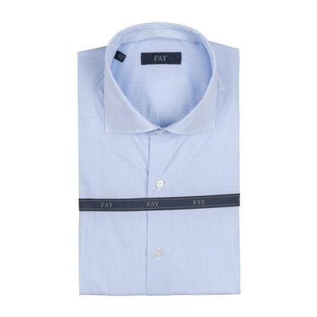 Fay - Skjortor - Blå - Herr - Storlek: 4xl, Herr, Storlek: 4XL