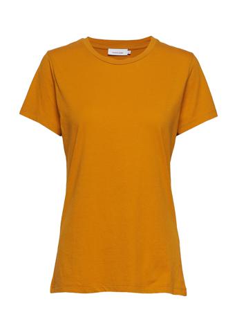 Solly Tee Solid 205 T-shirts & Tops Short-sleeved Keltainen Samsøe Samsøe